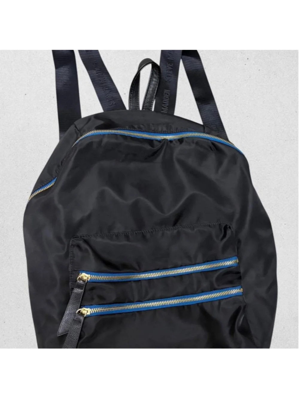 Steve Madden Benvoy Sport Utility Backpack - Jet Black  Super sleek Steve Madden